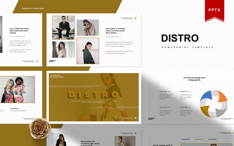 Distro | PowerPoint template PowerPoint Template