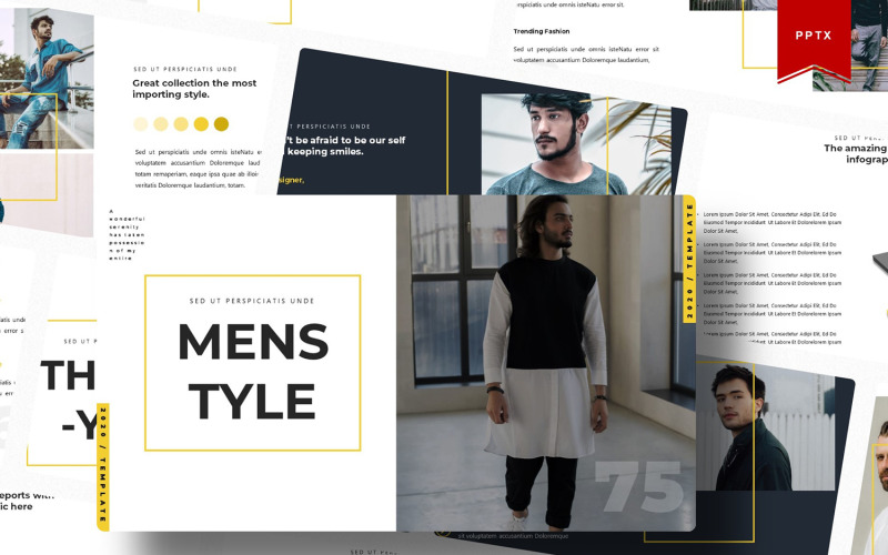 Men Style | PowerPoint template PowerPoint Template