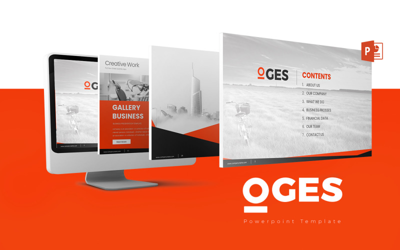 Oges Presentation PowerPoint template PowerPoint Template