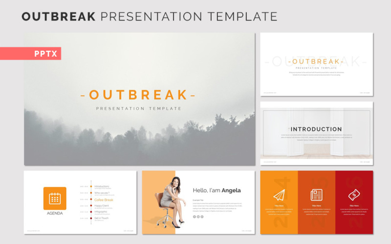 OUTBREAK Presentation PowerPoint template PowerPoint Template