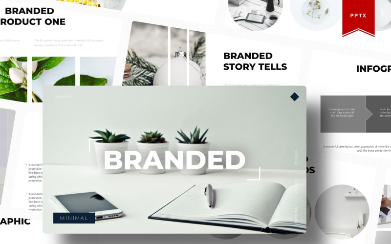 The Branded | PowerPoint template PowerPoint Template