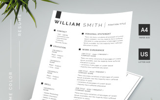 William Smith Resume Template