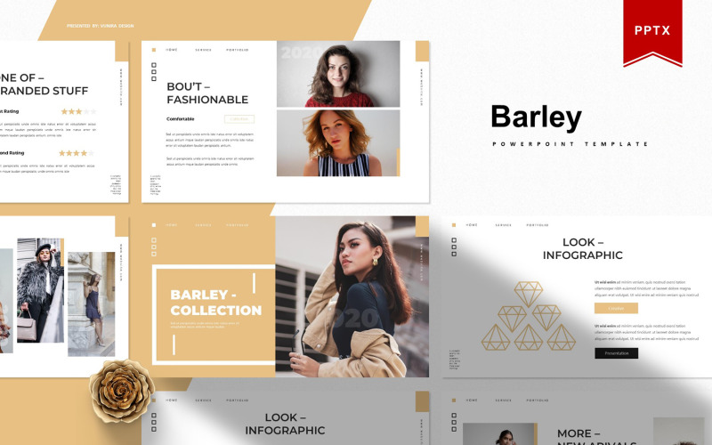 Barley | PowerPoint template PowerPoint Template