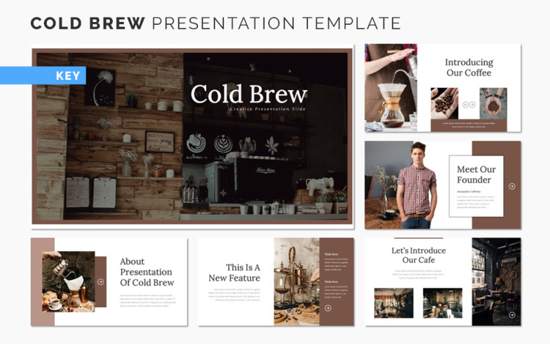 Cold Brew - Keynote template Keynote Template