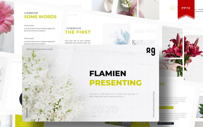 Flamien | PowerPoint template PowerPoint Template