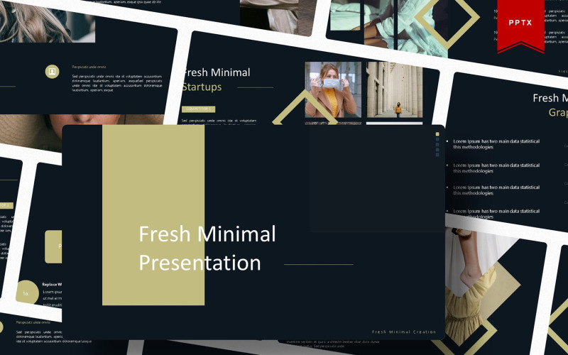 Fresh Minimal | PowerPoint template PowerPoint Template