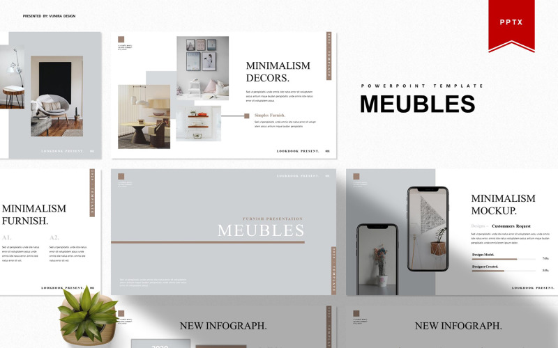Meubles | PowerPoint template PowerPoint Template