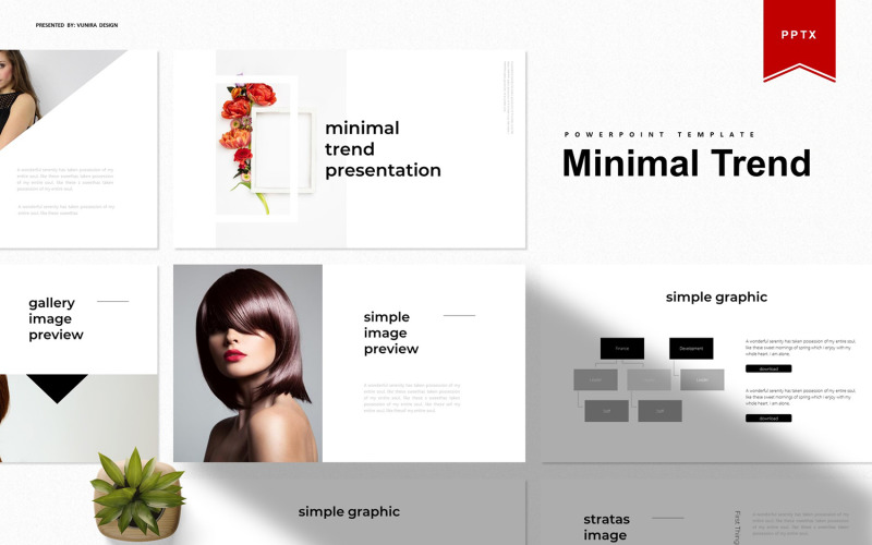 Minimal Trend | PowerPoint template PowerPoint Template