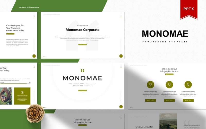 Monomae | PowerPoint template PowerPoint Template