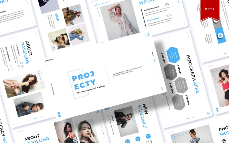 Projecty | PowerPoint template PowerPoint Template