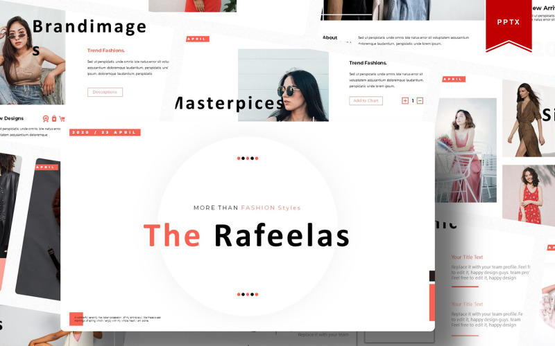 The Rafeelas | PowerPoint template PowerPoint Template