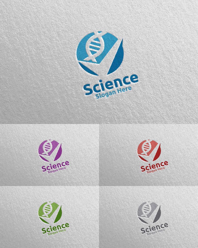 Kit Graphique #103885 Microbiologie Dna Divers Modles Web - Logo template Preview
