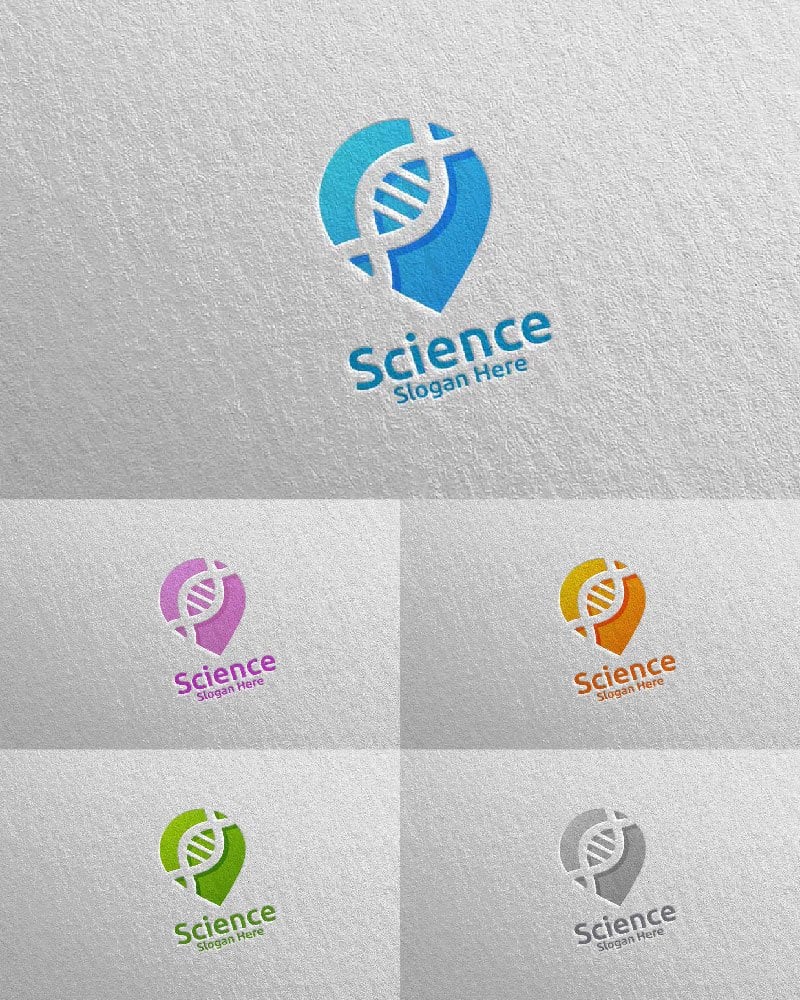 Kit Graphique #103893 Microbiologie Dna Divers Modles Web - Logo template Preview