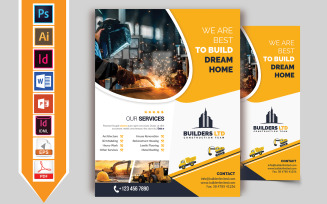 Construction Flyer Vol-06 - Corporate Identity Template