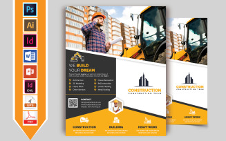 Construction Flyer Vol-08 - Corporate Identity Template