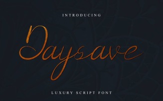 Daysave Font