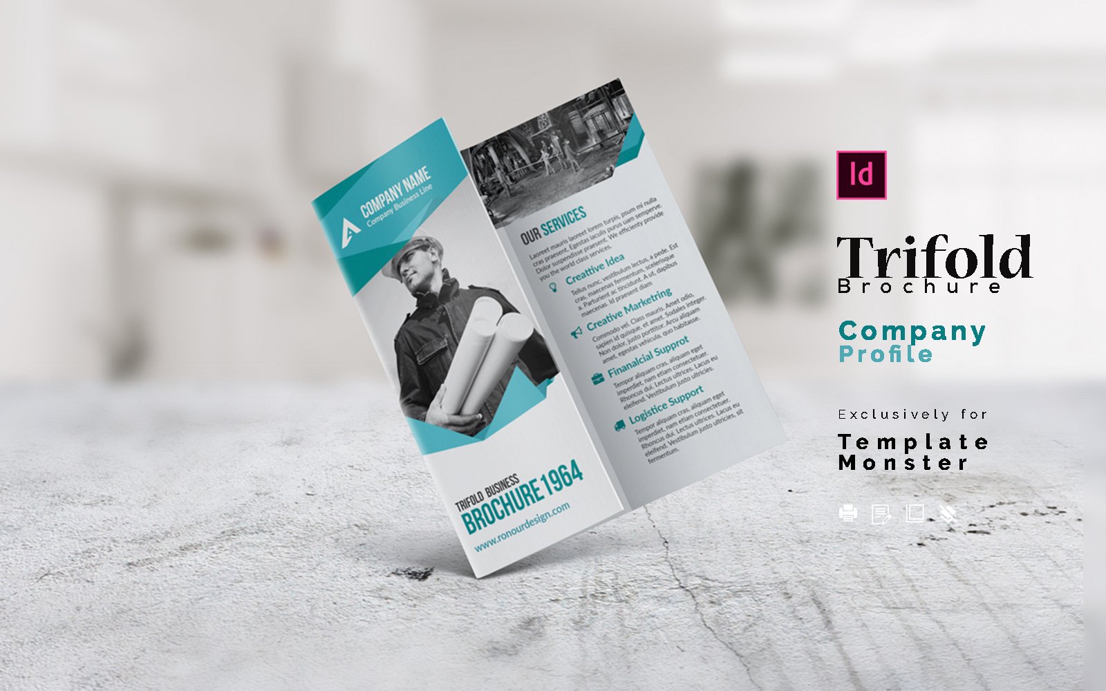 Template #103936 Brochure Corporate Webdesign Template - Logo template Preview