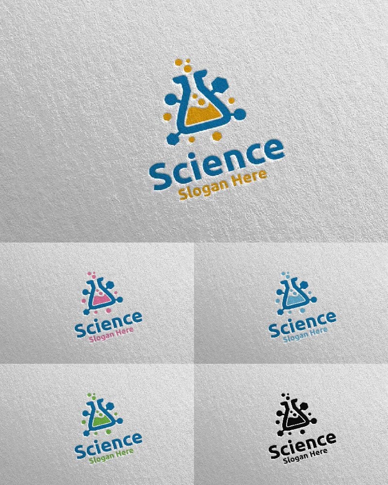 Kit Graphique #103979 Microbiologie Dna Divers Modles Web - Logo template Preview