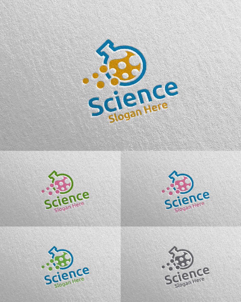 Kit Graphique #103986 Microbiologie Dna Divers Modles Web - Logo template Preview