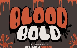 Blood Bold - Fun Halloween Two Font