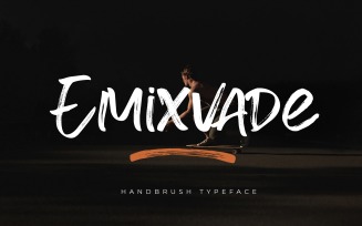 Emixvade - Handbrush Font