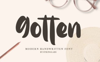 Gotten - Modern Handwritten Font