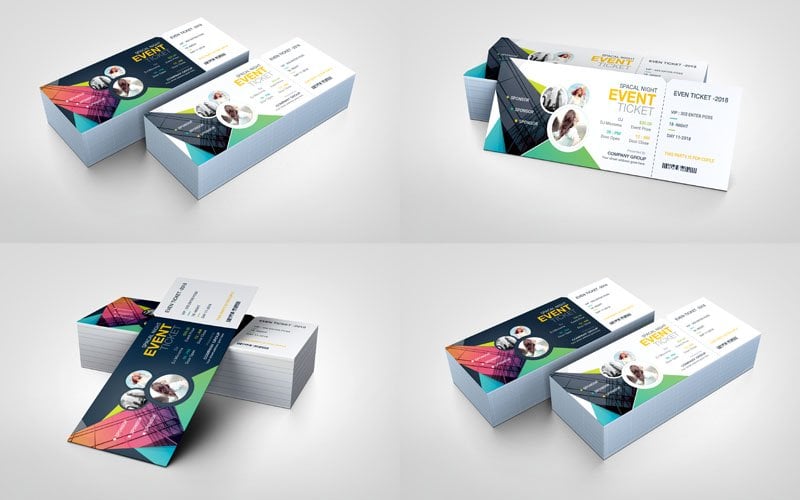 Kit Graphique #104085 Ticket vnement Divers Modles Web - Logo template Preview