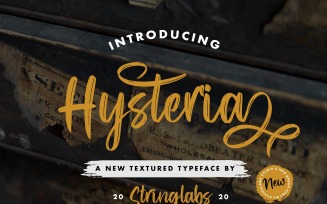 Hysteria - Stylish Cursive Font