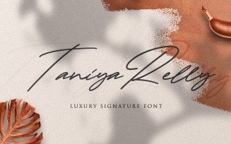 Taniya Relly - Luxury Signature Font