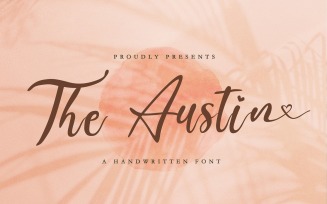 The Austin - Handwritten Cursive Font