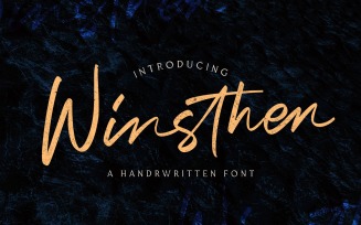 Winsthen - Handwritten Font