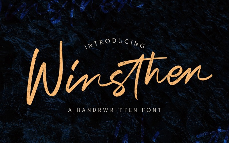 Winsthen - Handwritten Font