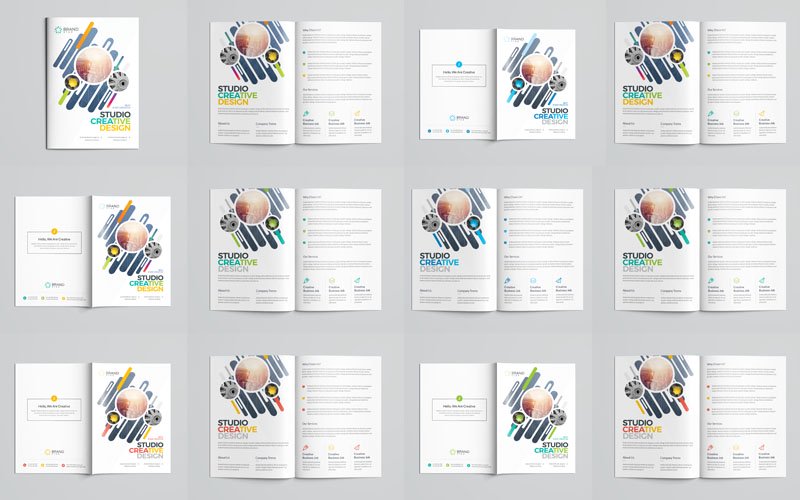 Kit Graphique #104162 Brochure Bi-fold Divers Modles Web - Logo template Preview