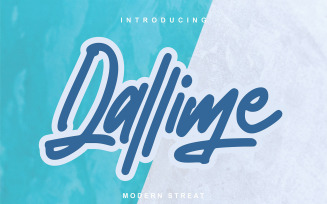 Dallime | Modern Street Font