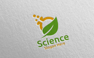Science and Research Lab Design Concept Logo Template