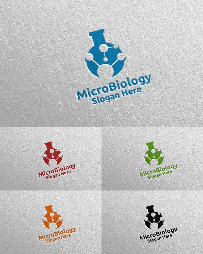 Kit Graphique #104230 Microbiology Dna Divers Modles Web - Logo template Preview