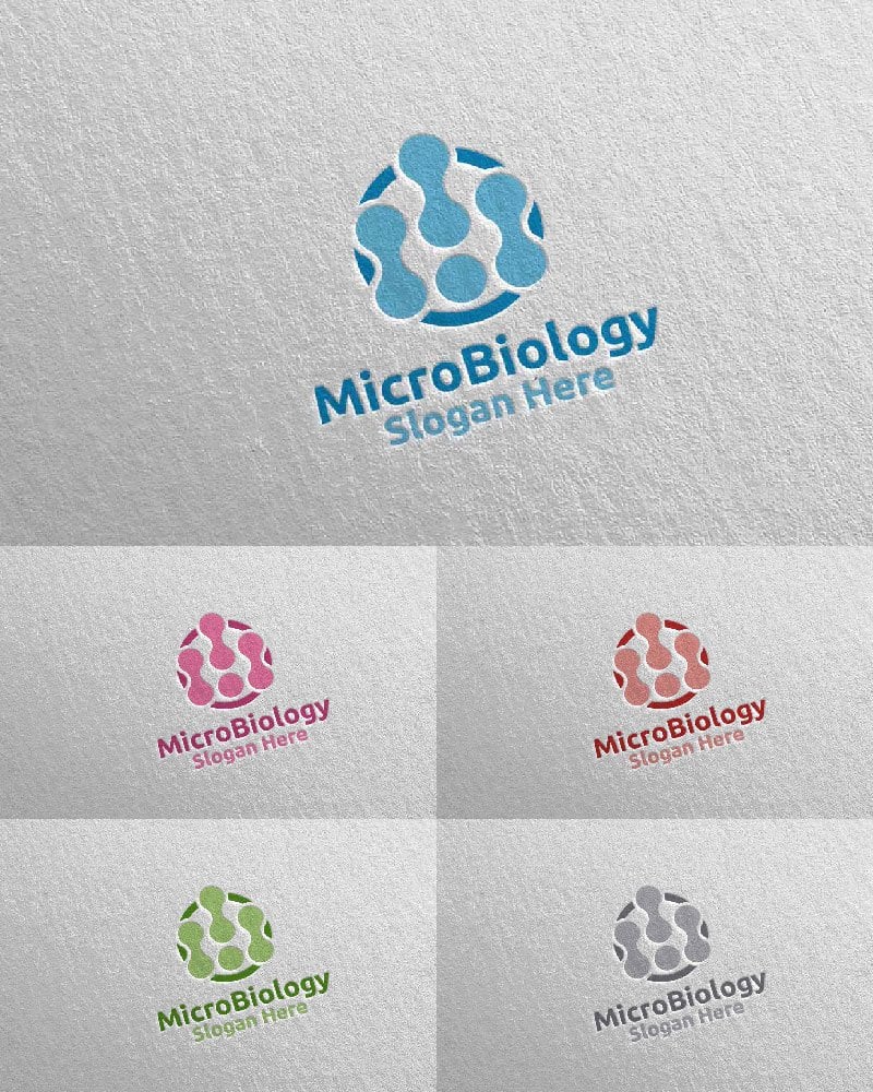 Kit Graphique #104232 Microbiology Dna Divers Modles Web - Logo template Preview