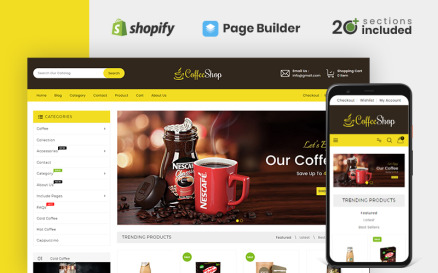 Drinks & Beverages Store Shopify Theme