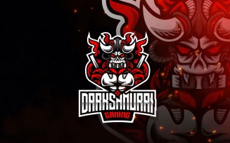 Dark Samurai Esport Logo Template