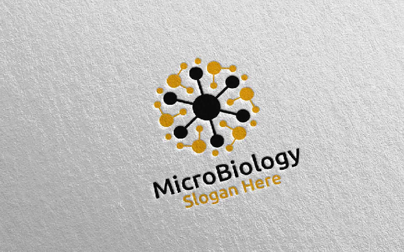 Micro Science and Research Lab Design Concept 10 Logo Template