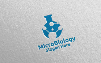 Micro Science and Research Lab Design Concept 3 Logo Template