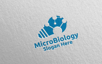 Micro Science and Research Lab Design Concept 4 Logo Template