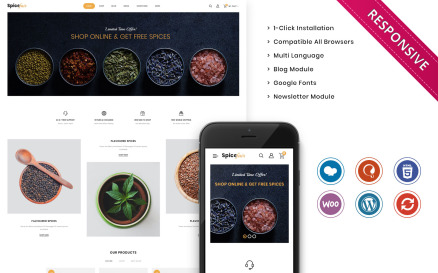 Spicefair - The Grocery Store Responsive WooCommerce Theme