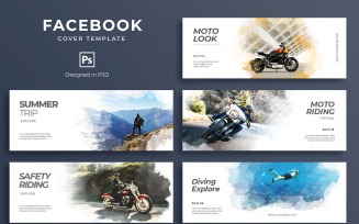 Moto Riding Trip Social Media Template