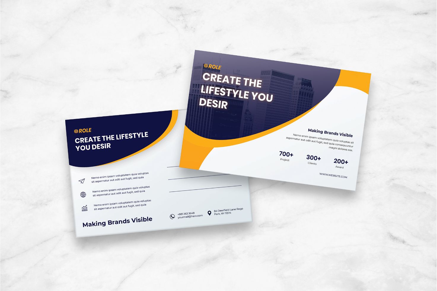 Template #104402 Card Paper Webdesign Template - Logo template Preview