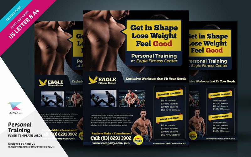 Template #104438 Body Building Webdesign Template - Logo template Preview