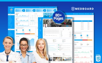 Medboard Medical Admin Dashboard Template HTML5
