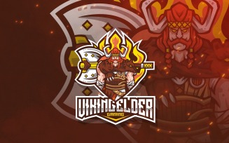 Viking Elder Esport Logo Template