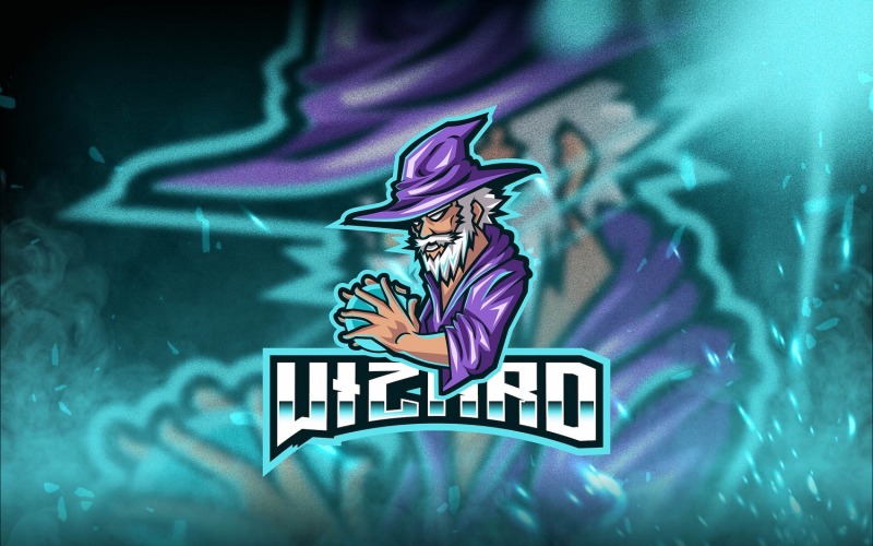 Wizard Esport Logo Template