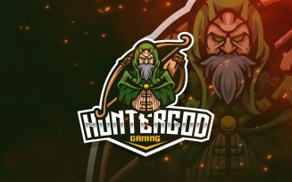 Hunter God Esport Logo Template
